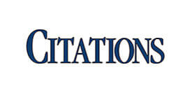 Navy blue Citations Magazine logo